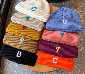 Embrodiered beanies